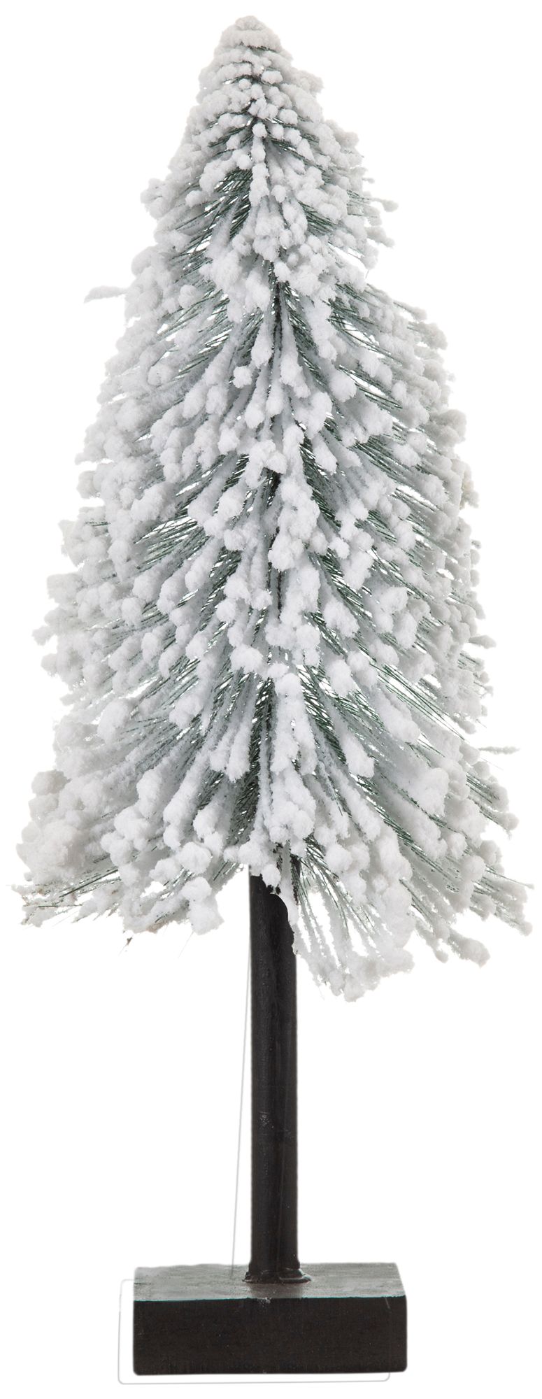 Image 2 White Decorative Snowy Tree - White, Black