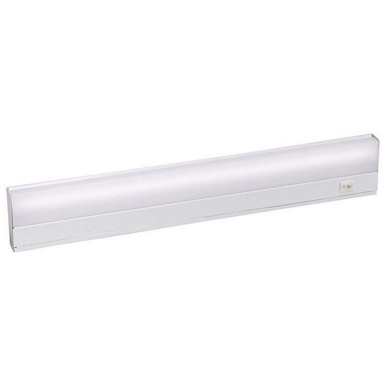 Image 1 White Direct Wire Fluorescent 21" Under Cabinet Light