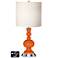 White Drum Apothecary Lamp - 2 Outlets and USB in Invigorate