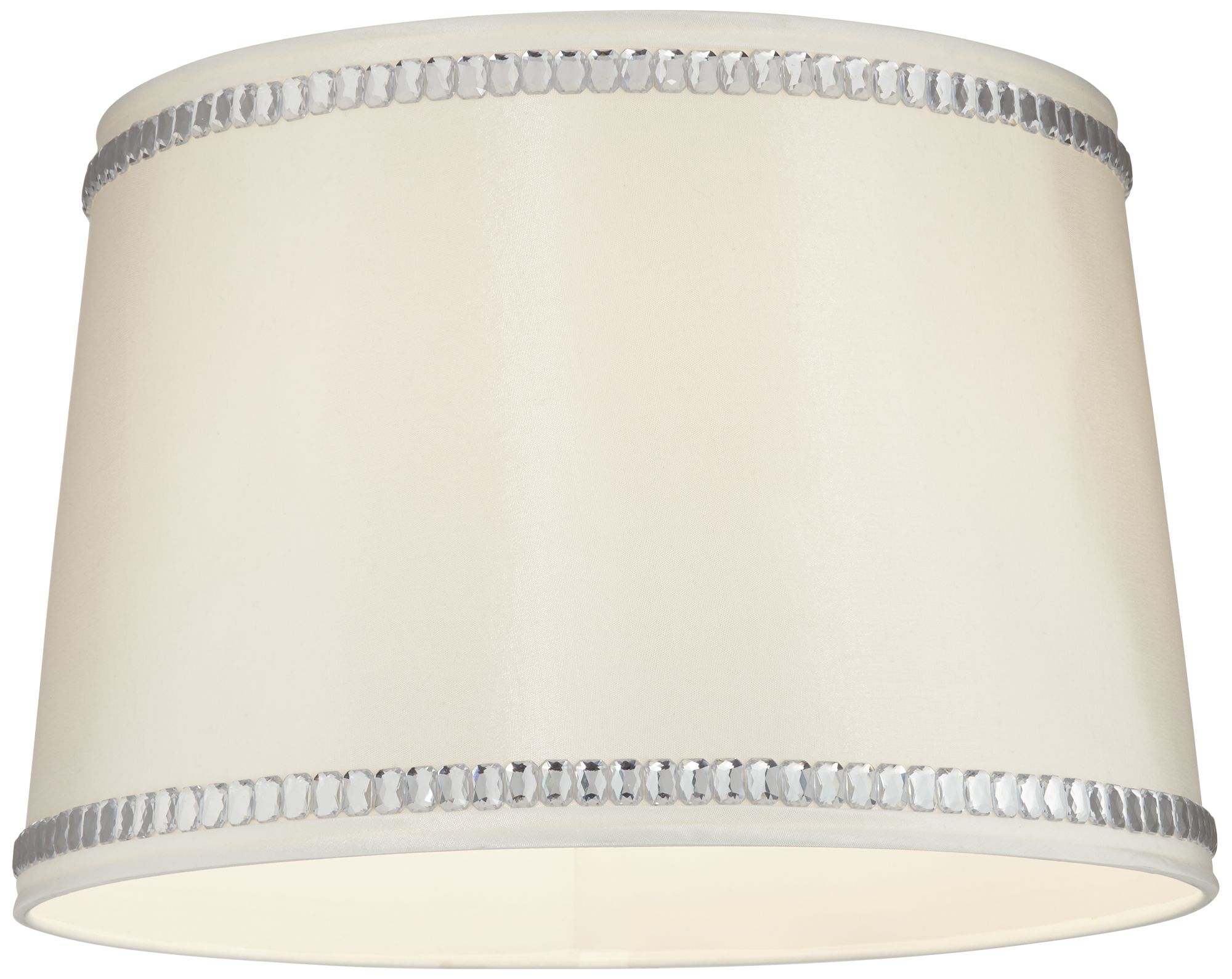 white light shade with crystals