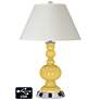 White Empire Apothecary Lamp - 2 Outlets and 2 USBs in Daffodil