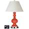 White Empire Apothecary Lamp - 2 Outlets and 2 USBs in Koi