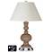 White Empire Apothecary Lamp - 2 Outlets and USB in Mocha