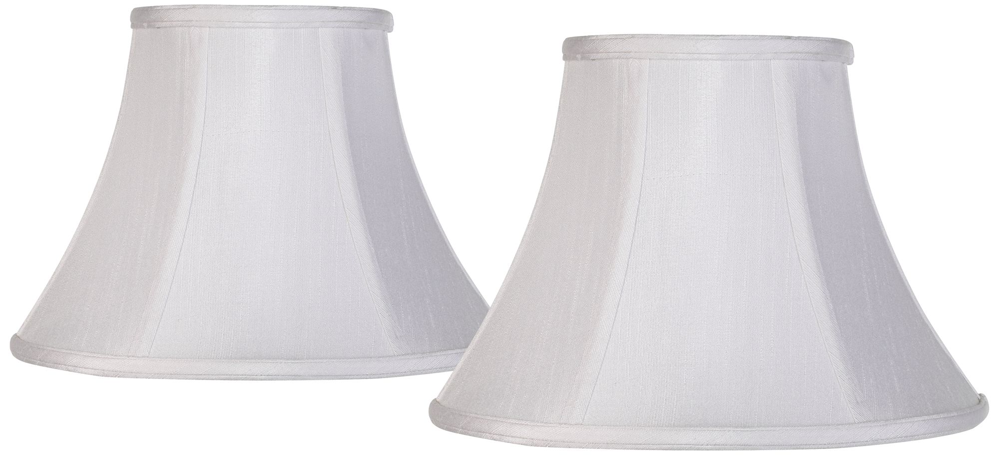 White bell store lamp shade