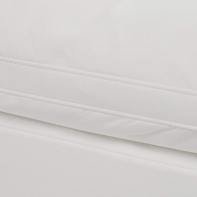 Image 3 White Fabric Slipcover for Peyton Pearl Collection Sofas more views
