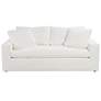 White Fabric Slipcover for Peyton Pearl Collection Sofas