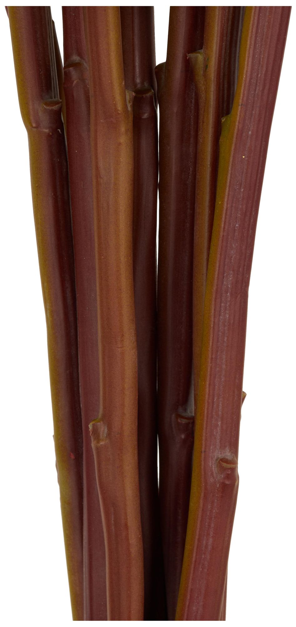 Image 3 White Faux Foliage Modern Artificial Flower Stem, S/8 31"H more views