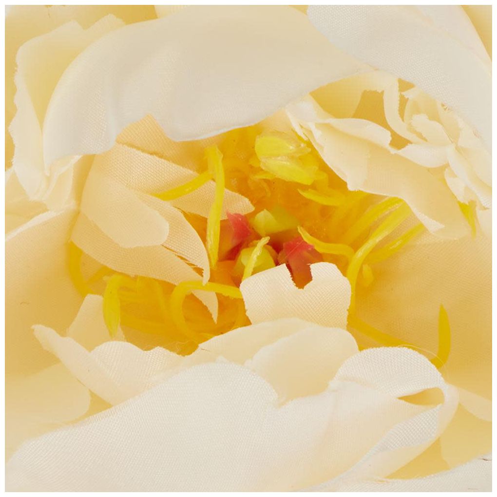 White Faux Foliage Modern Artificial Flower Stem, S/8 31"H