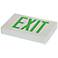 White Finish 13 1/4" Wide Exit Sign
