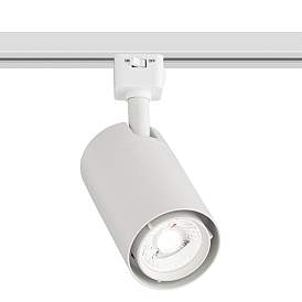 Image1 of White Finish 15 Watt LED Cylinder Track Light Head for Juno Systems
