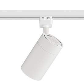 Image4 of White Finish 15 Watt LED Cylinder Track Light Head for Juno Systems more views