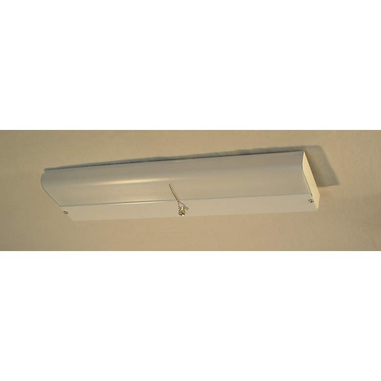 Image 1 White Finish 5 inch High 18 inch Wide Under Cabinet