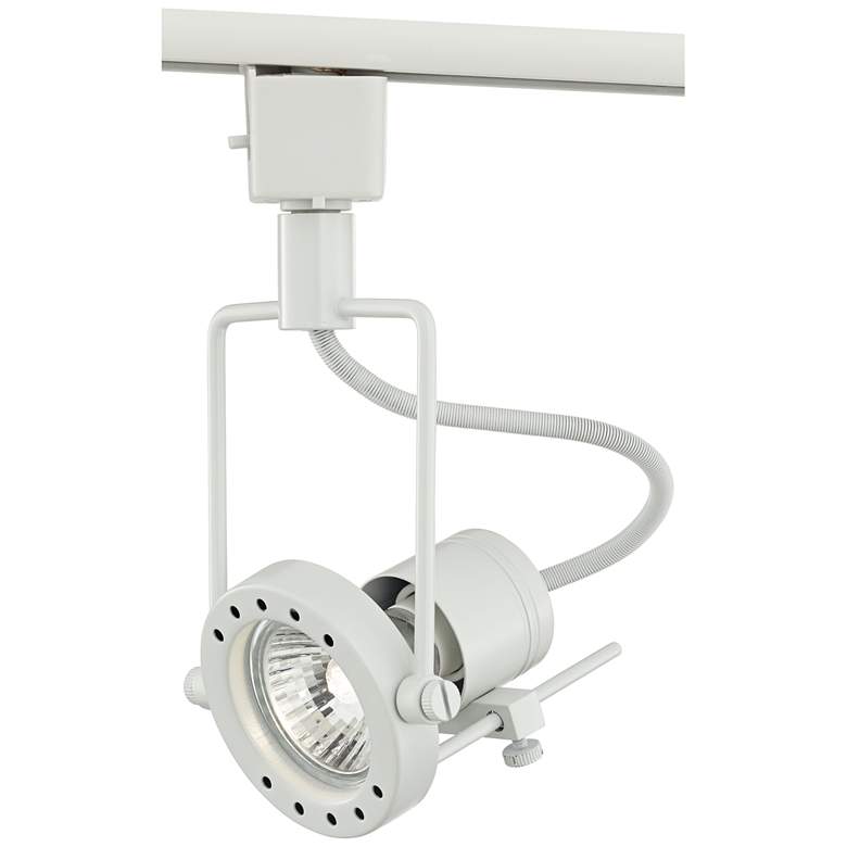 Image 3 White Finish GU10 50-Watt Halogen European Style Track Light more views