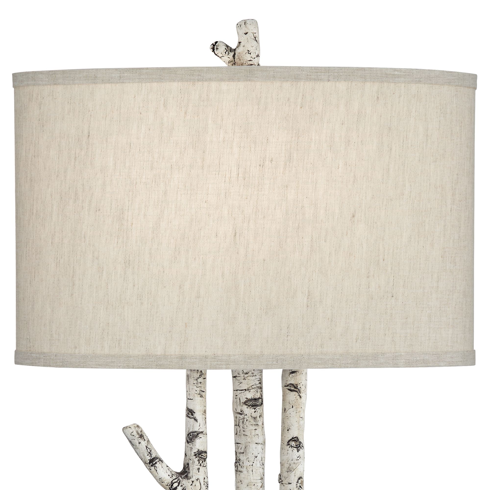 Image 4 White Forest 30 1/4" Faux Birch Tree Lamps Set of 2 more views