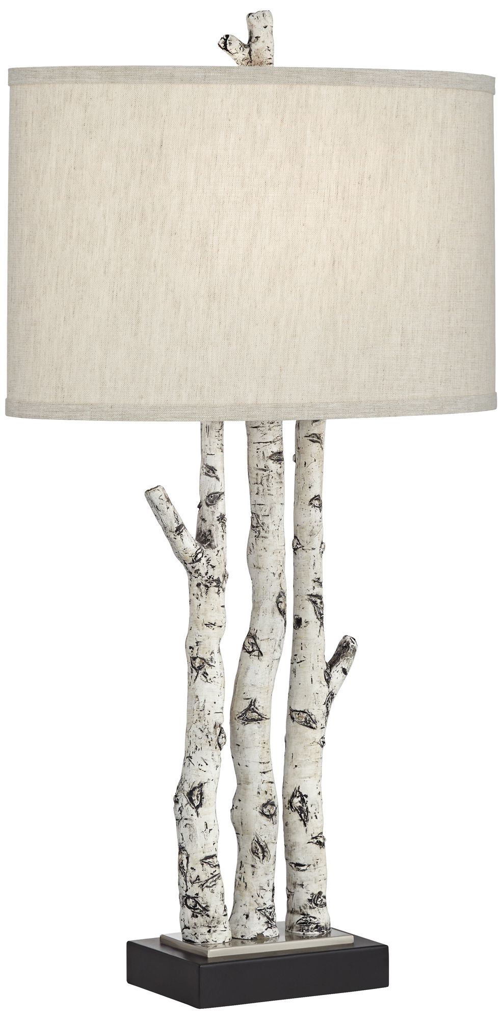 White Forest 30 1/4" Faux Birch Tree Lamps Set of 2