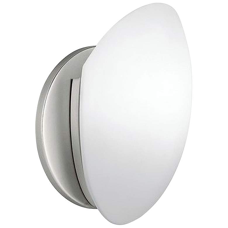 Image 1 White Frosted Glass ADA Compliant Wall Sconce