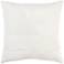 White Geometric 20" x 20" Down Filled Throw Pillow