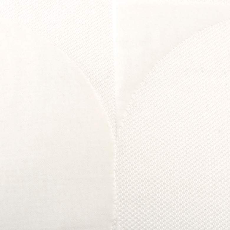 Image 3 White Geometric 20" x 20" Down Filled Throw Pillow more views