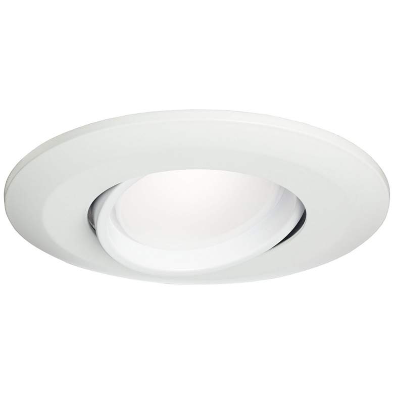 Image 1 White Gimbal 5"/6" Retrofit 15W LED Eyeball Downlight