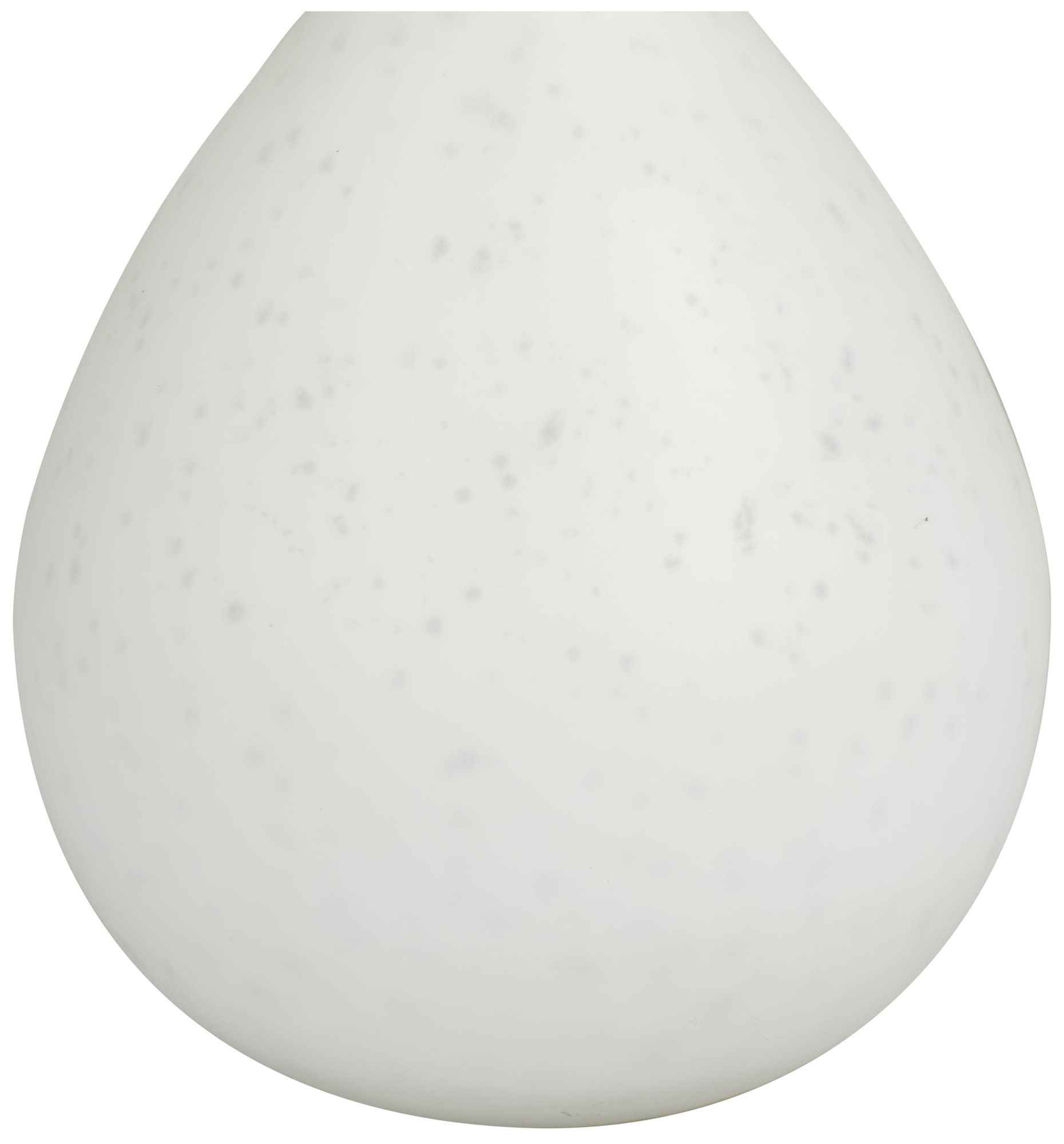 Image 3 White Glass Glam Vase, S/3 13", 14", 13"H more views