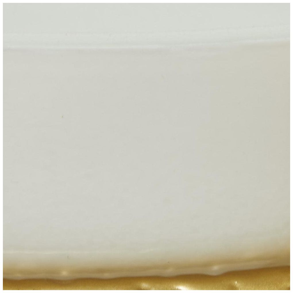 Image 7 White Glass Modern Serving Bowl, 19" x 16" x 6" more views