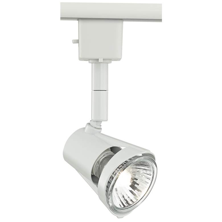 Image 1 White GU10 50-Watt Halogen Track Light Head