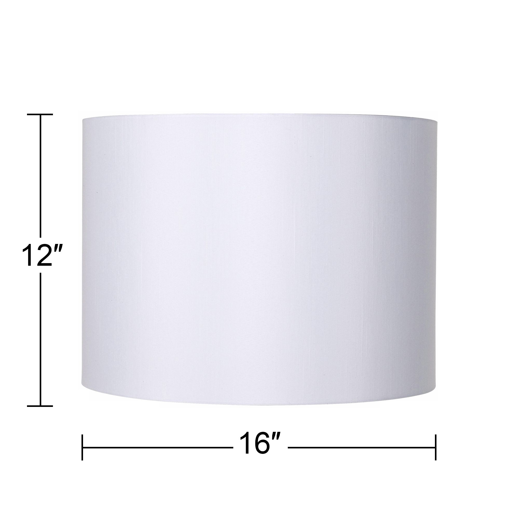 white drum light shade