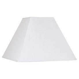 Image1 of White Linen Square Lamp Shade 7x17x13 (Spider)