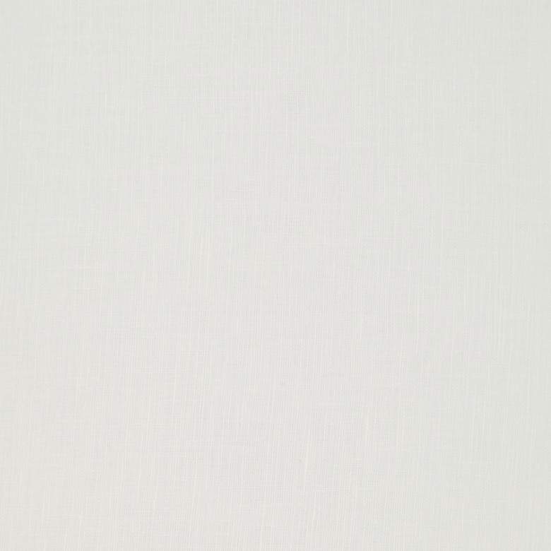 Image 4 White Linen Tall Hardback Drum Shade 12x14x12 (Spider) more views