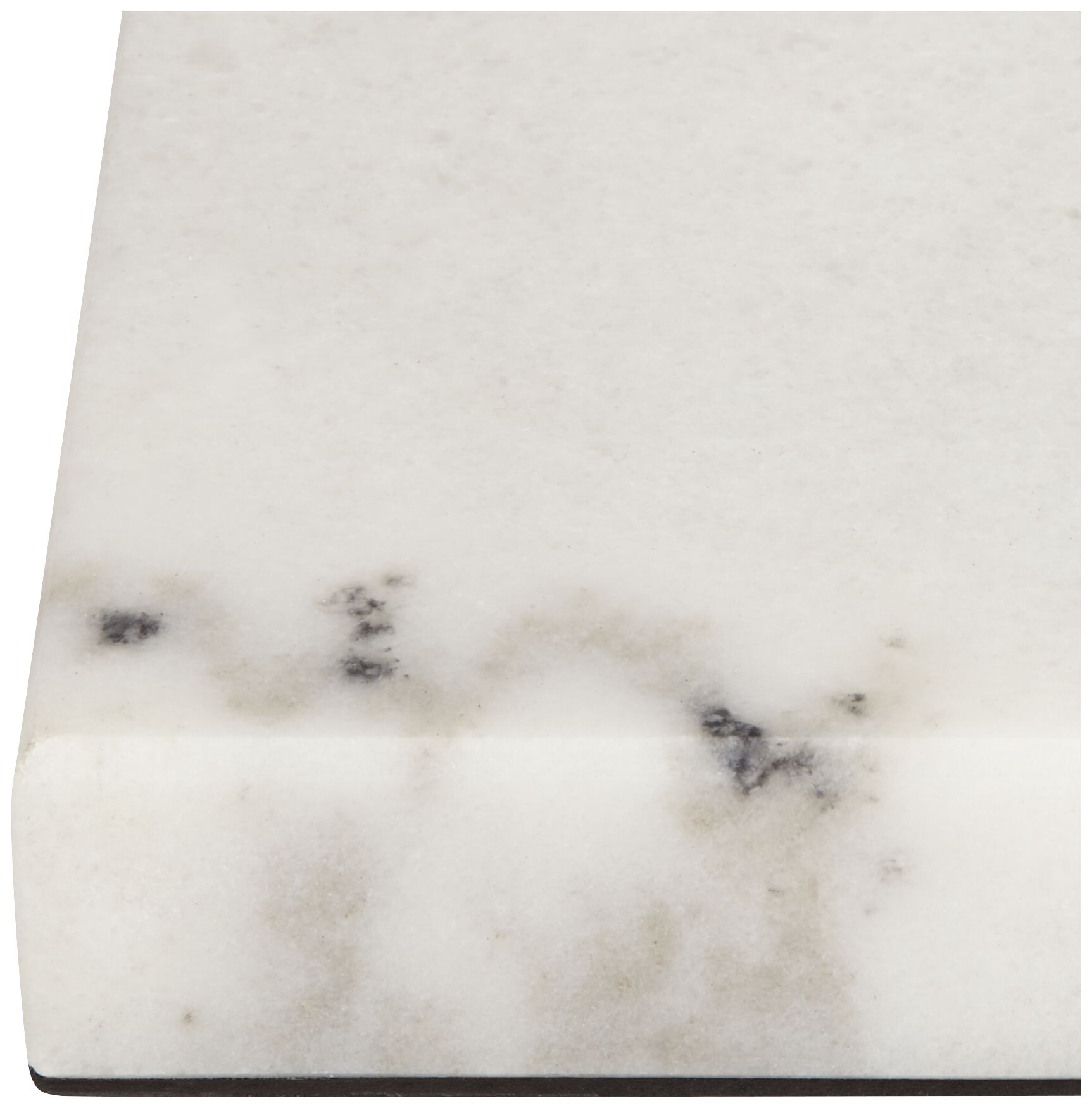 Thumbnail2 of White Marble 8" Square x 1" High Pedestal Lamp Riser more views