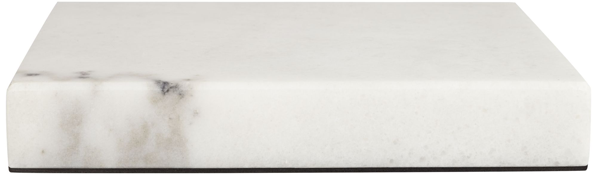 Thumbnail3 of White Marble 8" Square x 1" High Pedestal Lamp Riser more views