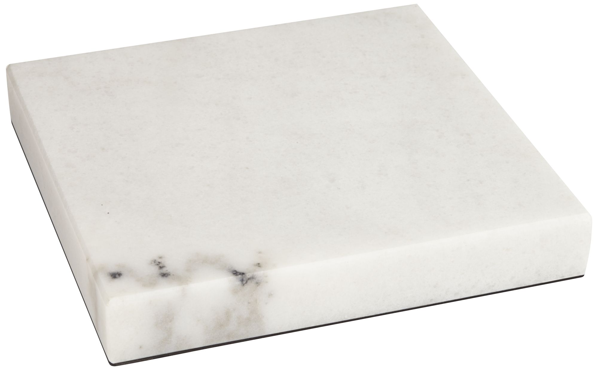 Thumbnail4 of White Marble 8" Square x 1" High Pedestal Lamp Riser more views