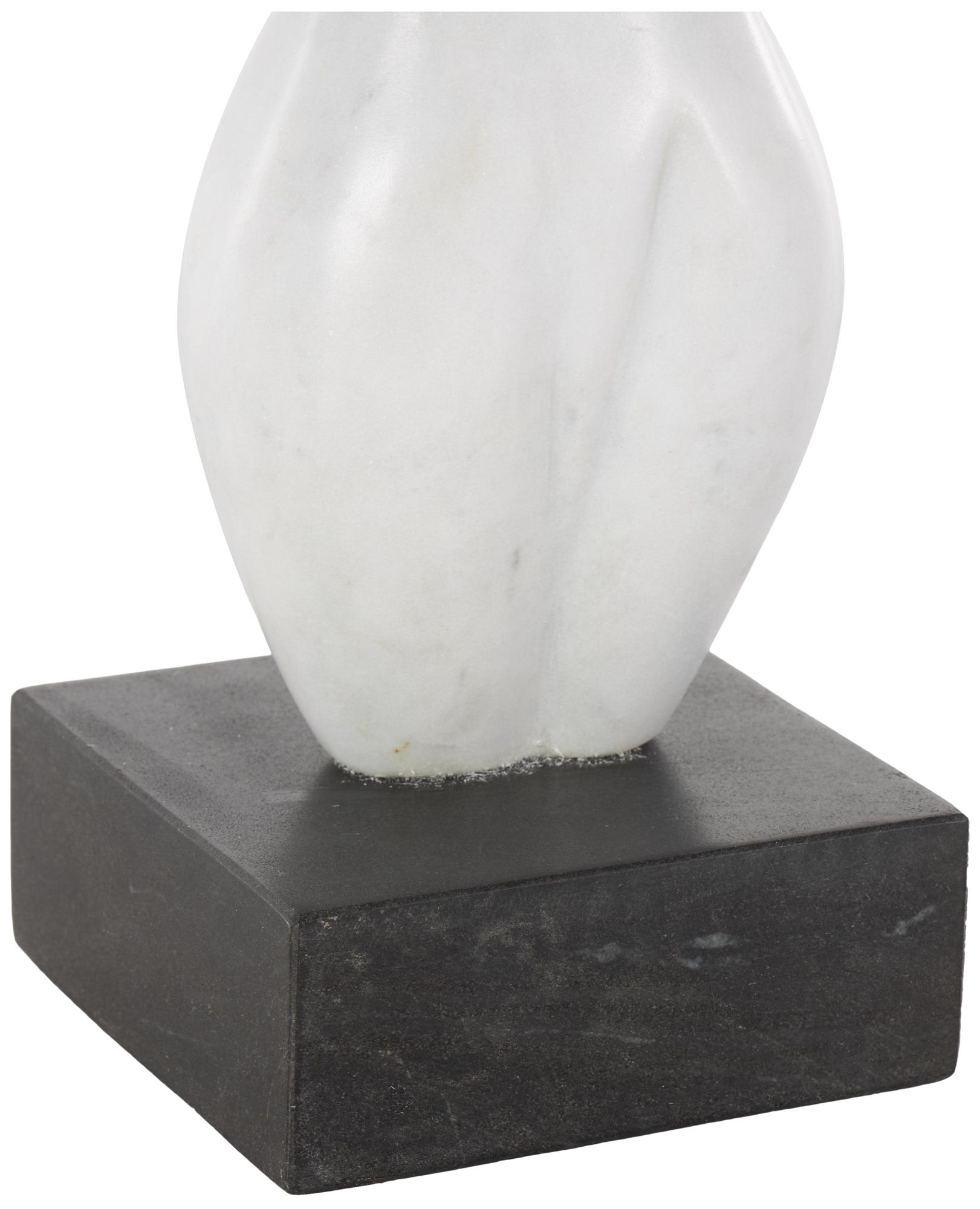 Image 3 White Marble Eclectic Sculpture, 5" x 4" x 11" more views