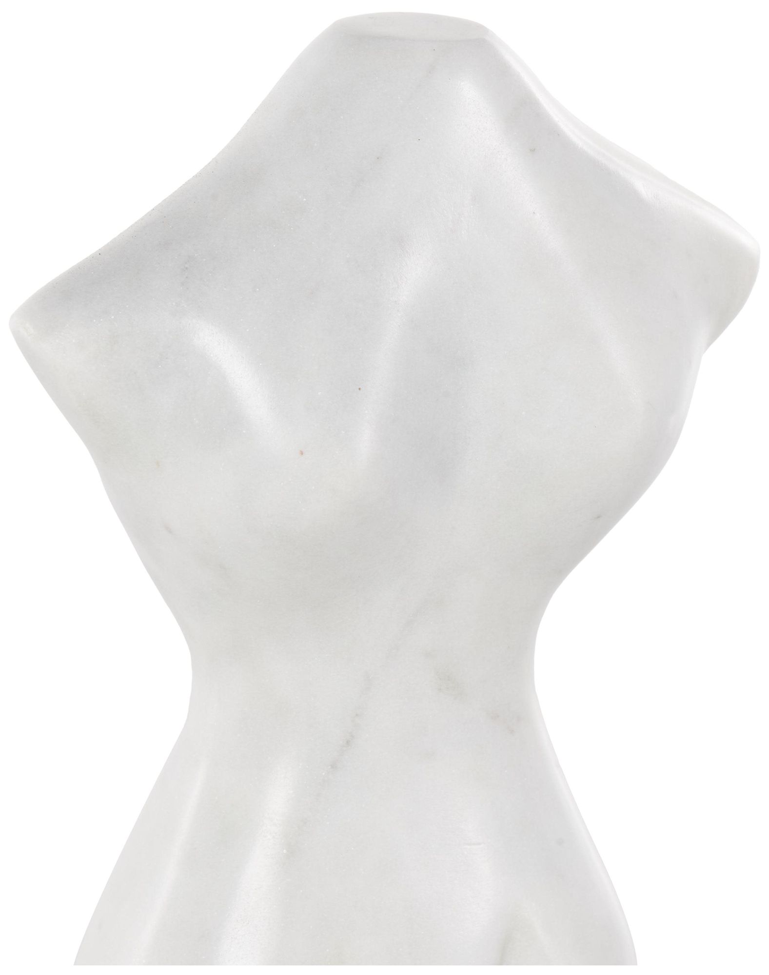 Image 4 White Marble Eclectic Sculpture, 5" x 4" x 11" more views