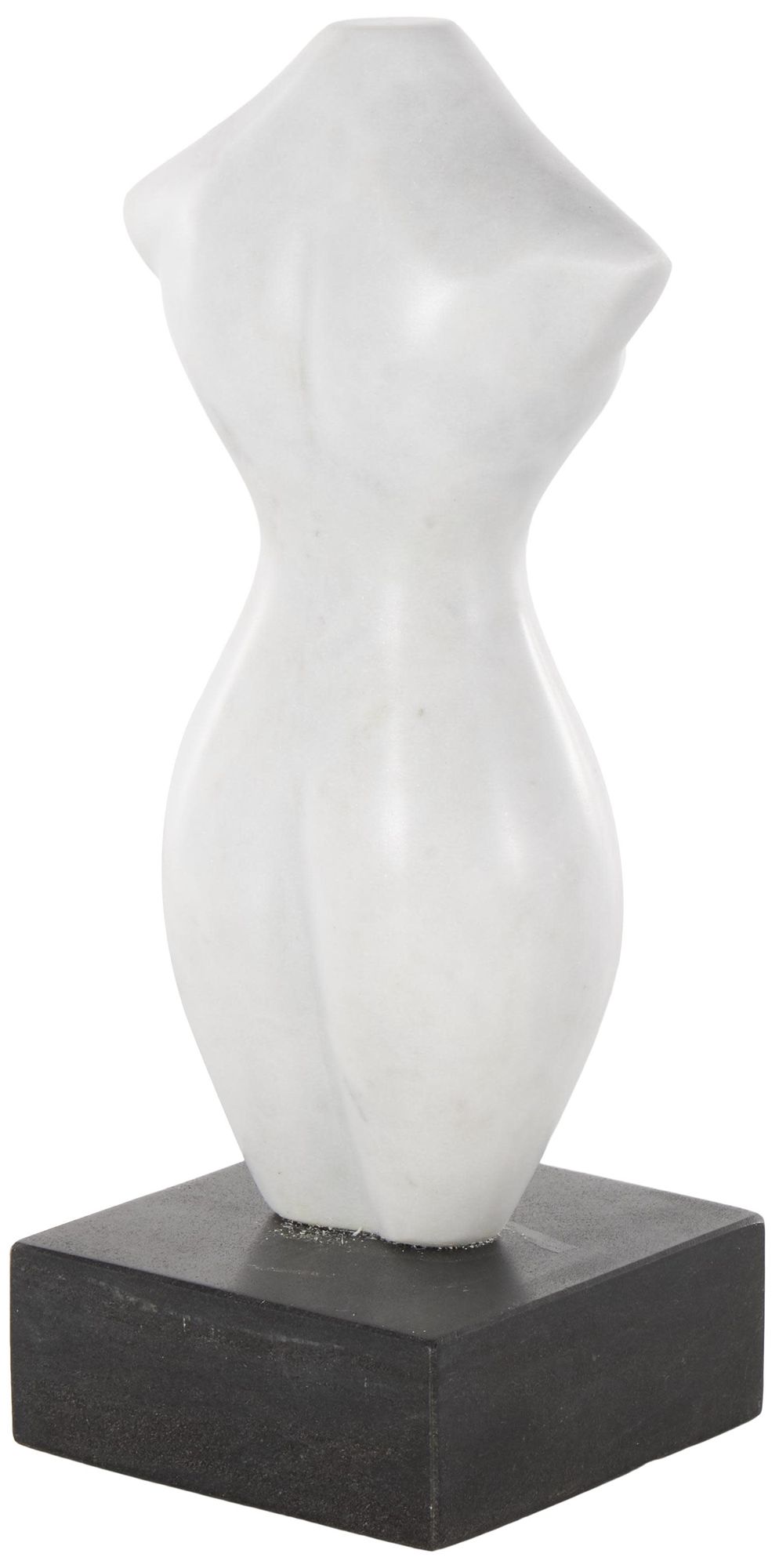 Image 5 White Marble Eclectic Sculpture, 5" x 4" x 11" more views
