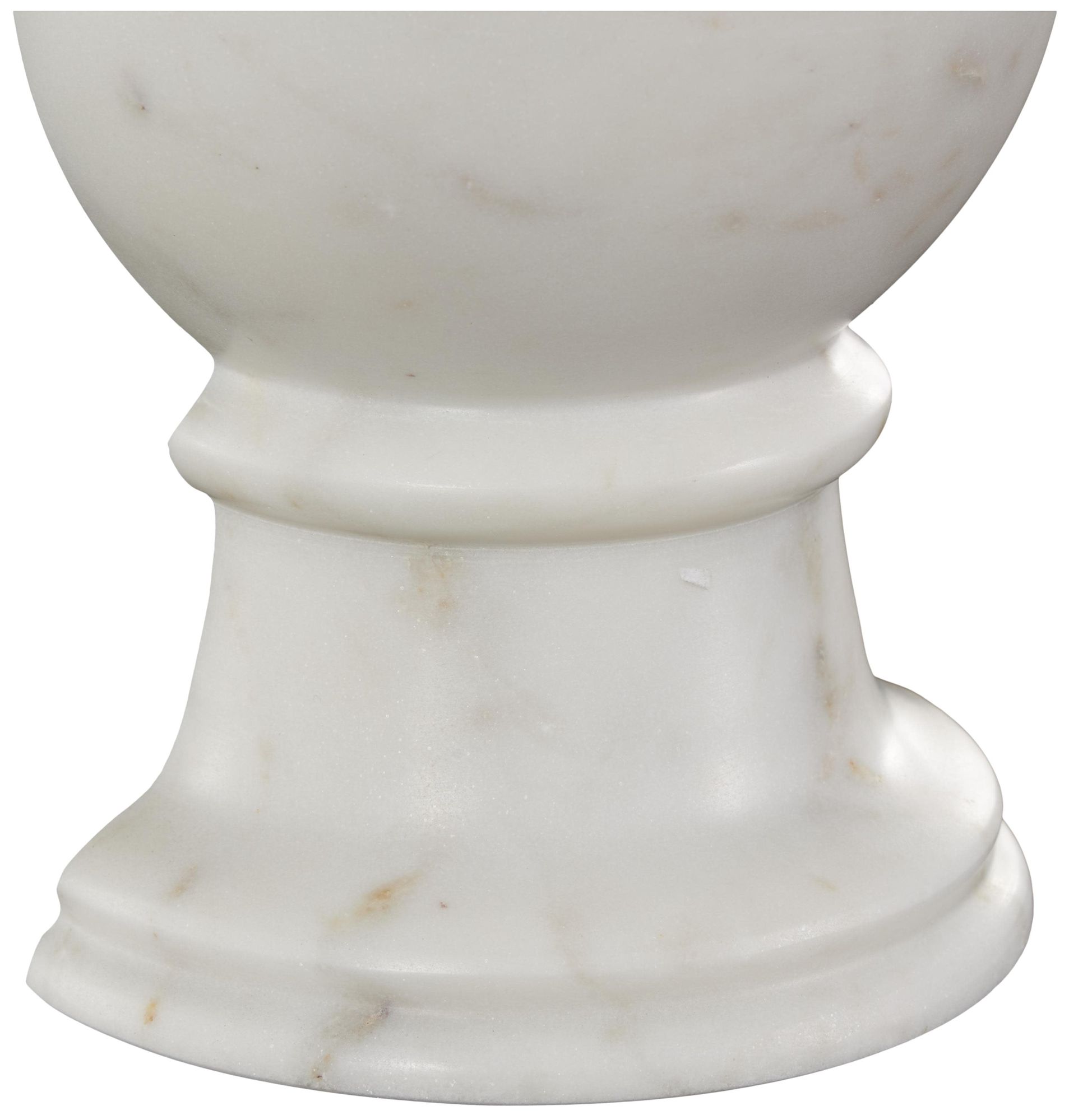 Image 2 White Marble Modern Bookends, S/2 2"W, 7"H more views