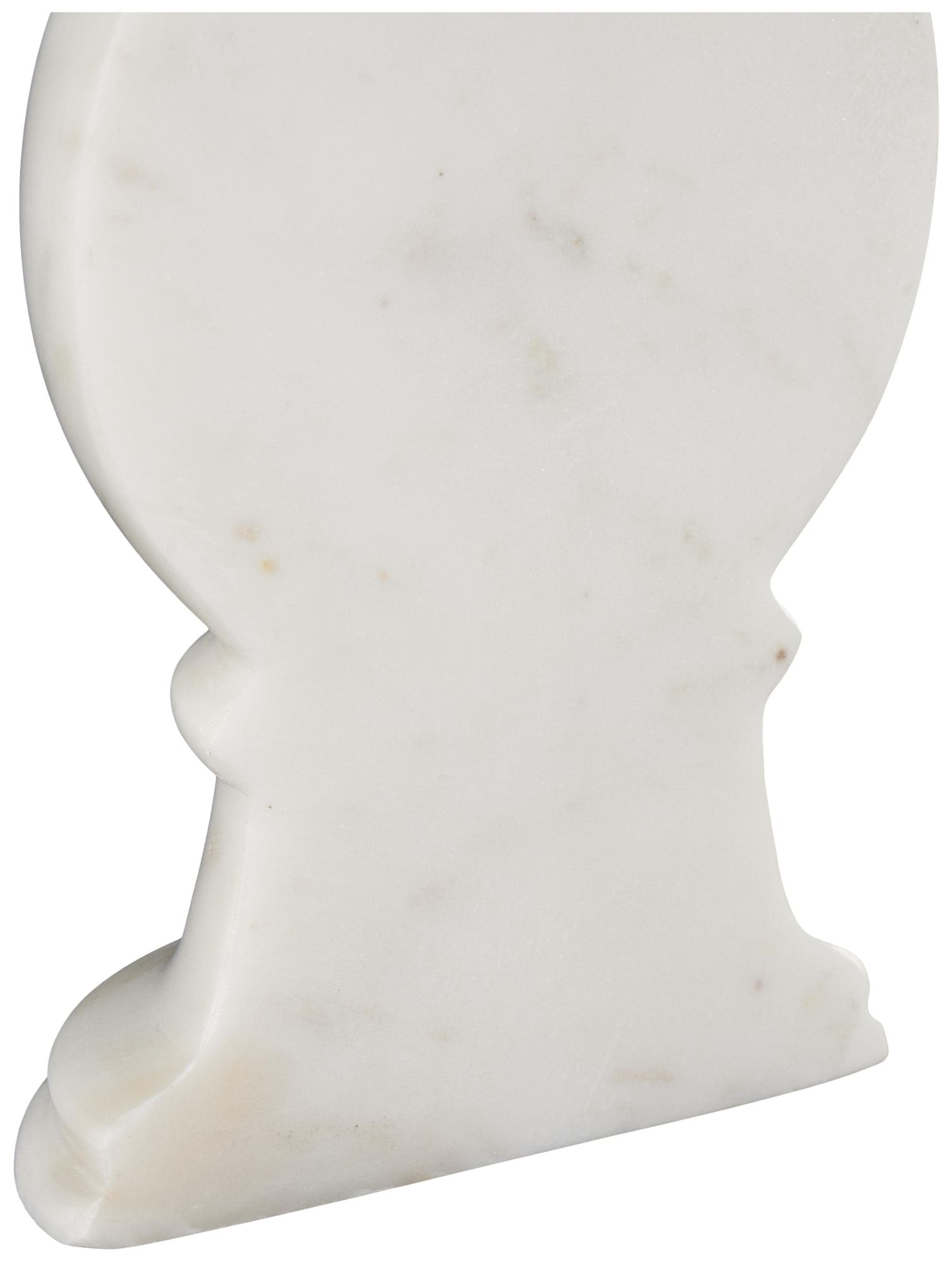 Image 3 White Marble Modern Bookends, S/2 2"W, 7"H more views