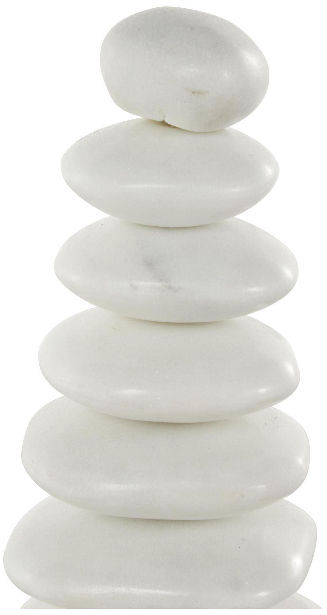 Image 4 White Marble Modern Sculpture, 3" x 3" x 9" more views