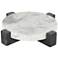 White Marble Modern Tray, 10" x 10" x 3"