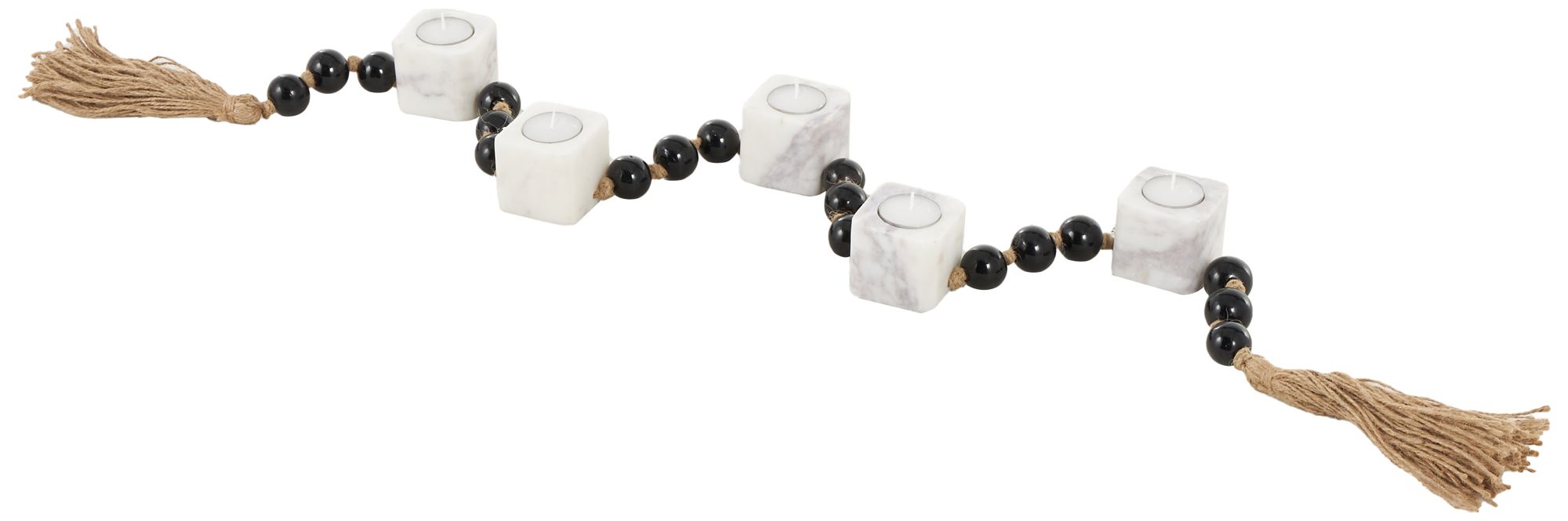 Image 6 White Marble Traditional Candle Holder, more views