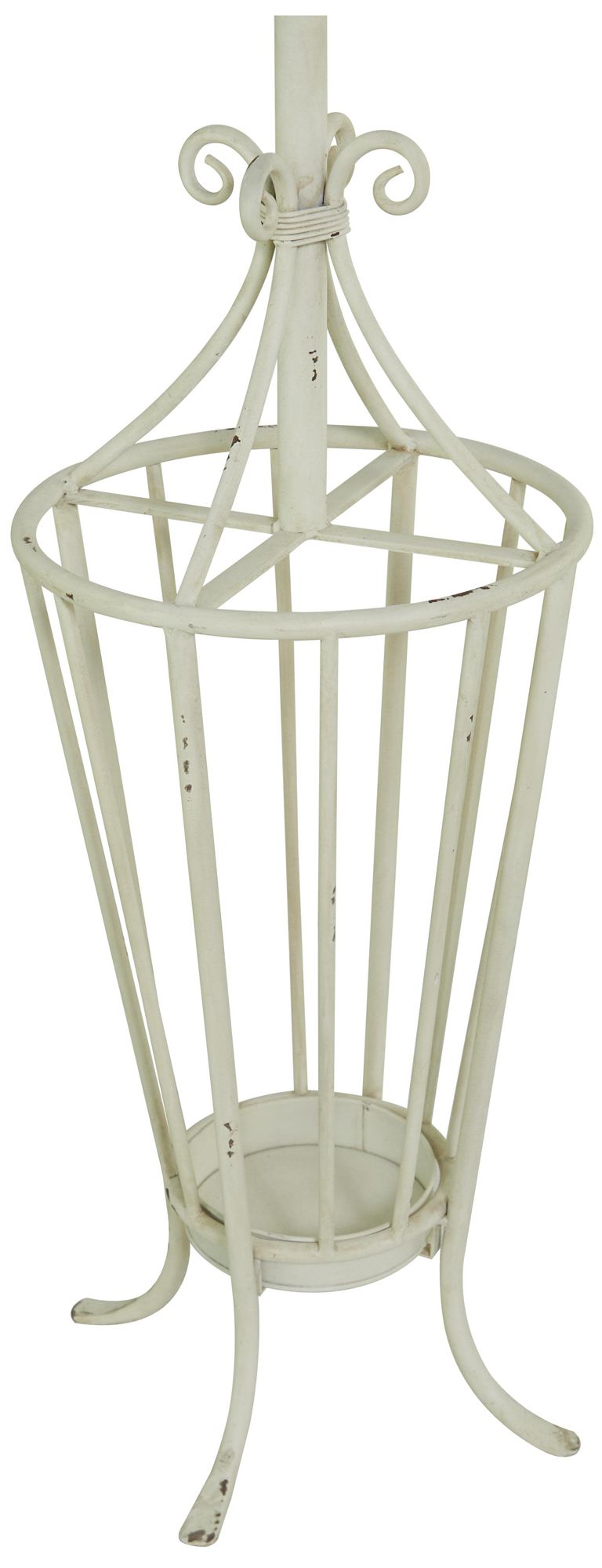 Image 2 White Metal Farmhouse Coat Rack, 15" x 15" x 72" more views