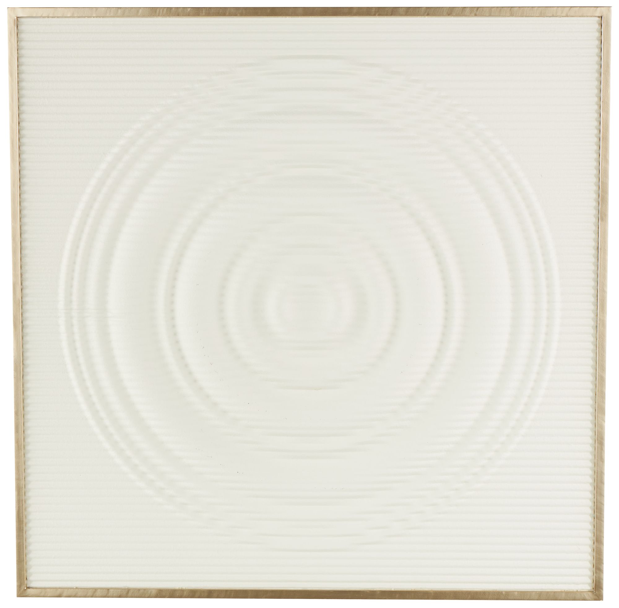 Image 2 White Metal Modern Wall Decor, 37" x 1" x 37"