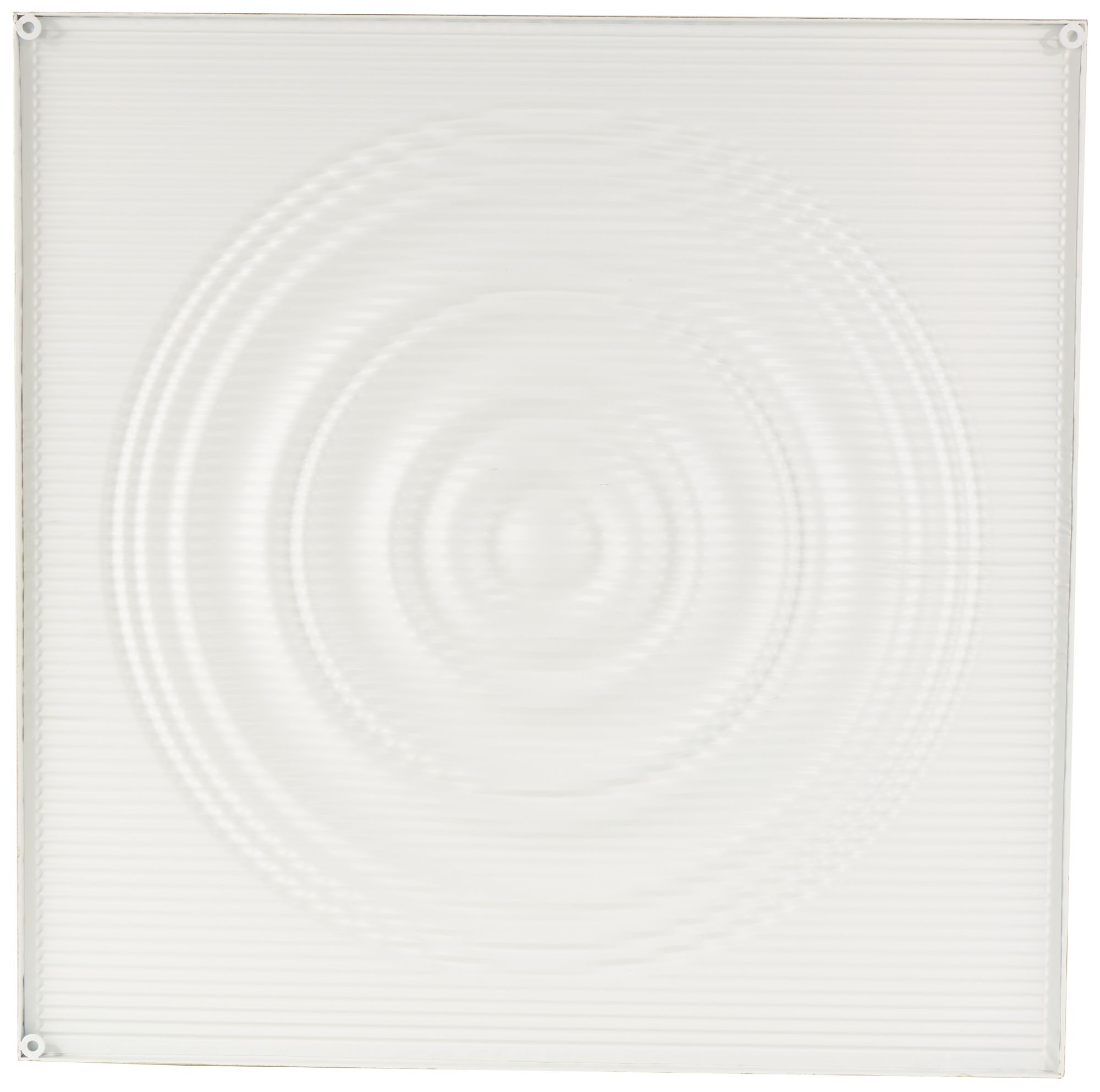 Image 5 White Metal Modern Wall Decor, 37" x 1" x 37" more views
