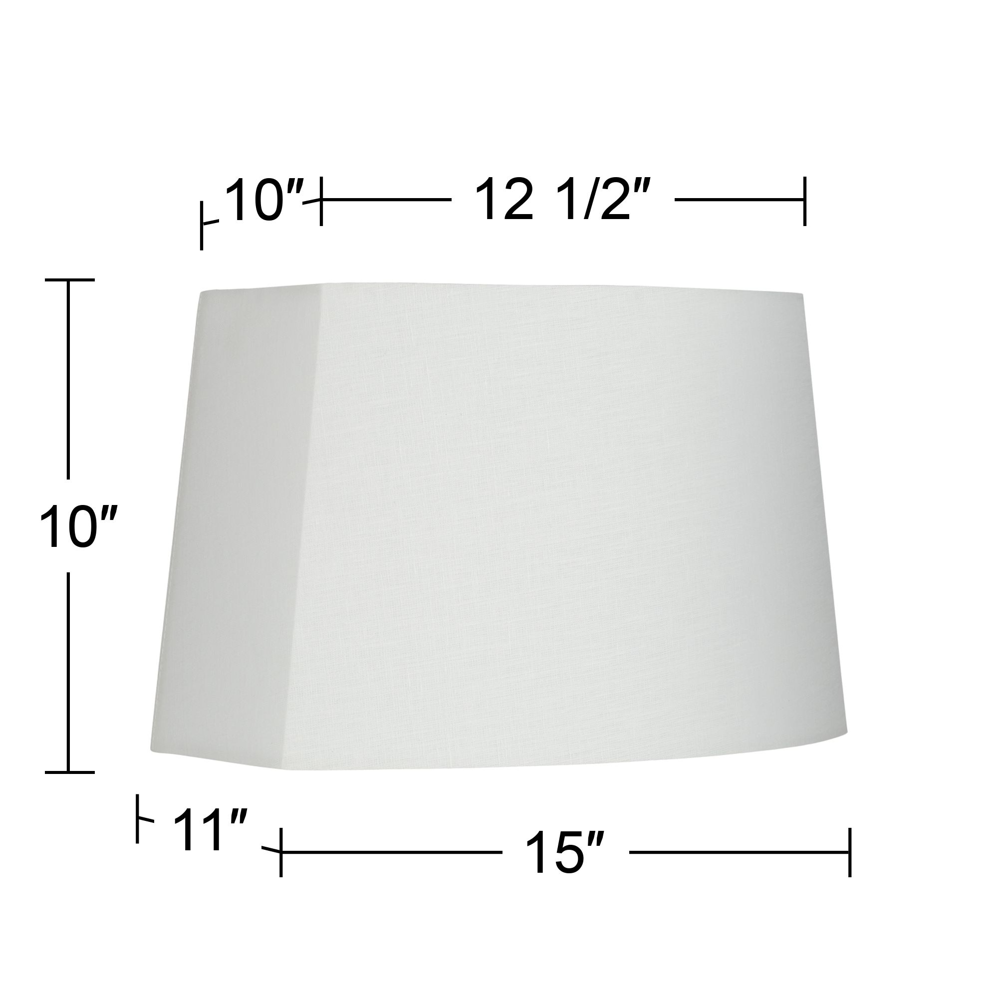 oval lampshade white