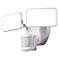 White  Motion Sensor 8 1/2" Wide Adjustable 2-Head LED Security Light