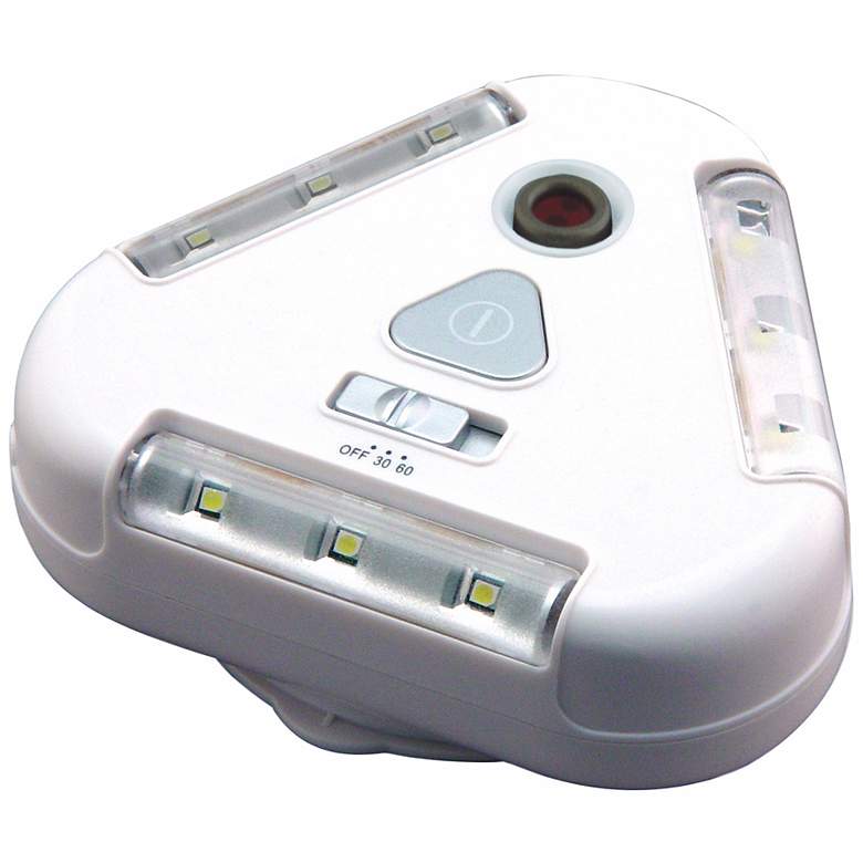 Image 1 White Motion Sensor 9-LED Accent Light