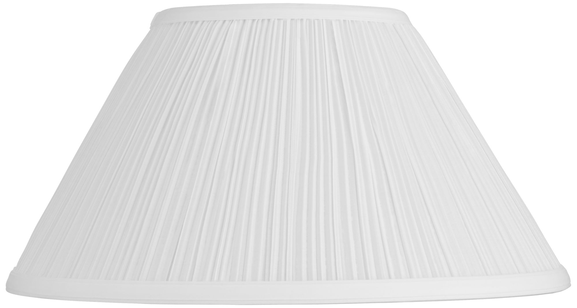 White pleated sale light shade