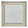 White Out 23 3/4" Square Framed Wall Art Set of 2 in scene