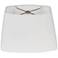 White Oval Hardback Lamp Shade 8.5/12.5x9/15x9 (Spider)