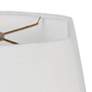 White Oval Hardback Lamp Shade 8.5/12.5x9/15x9 (Spider)